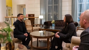 Zelenskiy and Tikhanovskaya met for the first time in Vilnius