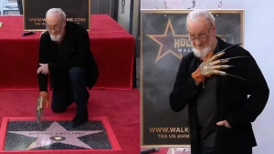 Robert Englundning Gollivuddagi yulduzi ochildi