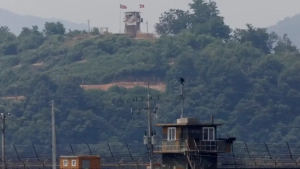 South Korea fired a warning shot at the border line