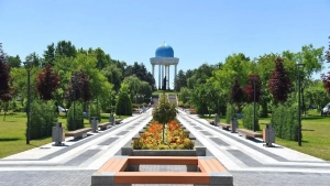The weather in Uzbekistan today will be warm and sunny
