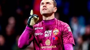 Akinfeev 500-marta kapitan bo‘lib o‘ynadi