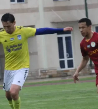 Команда «Арал» обыграла «Насаф» с разницей в два гола