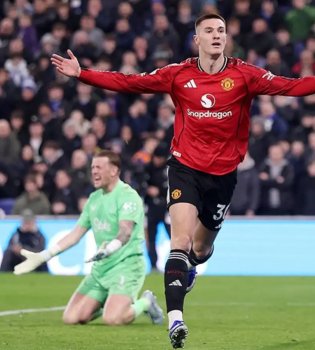 Sheshko's goal brought victory to Manchester United