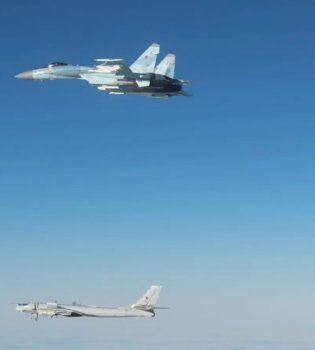 Russian planes were tracked near Alaska