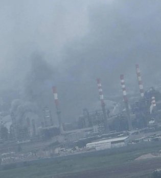 Israel struck the Haifa oil refinery with a missile