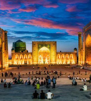 Samarkand Registan has been included in the list of the world's most beautiful places.