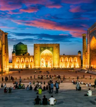 Samarkand Registan has been included in the list of the world's most beautiful places.