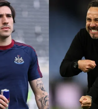 Sandro Tonali left Manchester City for Tottenham