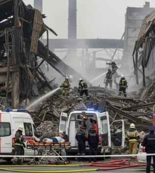 В военном заводе в Копейске произошёл сильный взрыв