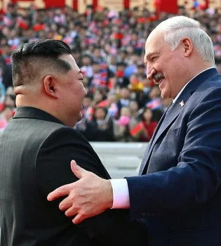 Lukashenko and Kim Jong Un signed a friendship treaty