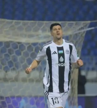Croatian forward scored a double for Neftchi