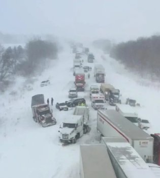 Kaliforniyada tuman sabab 59 ta mashina to‘qnashdi