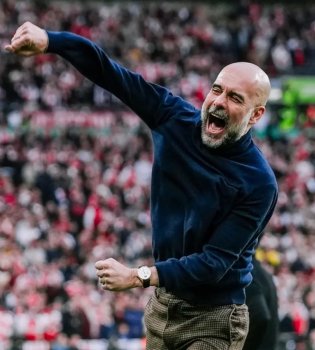 Gvardiola Arsenalni yuqori baholadi va kubokni qo'lga kiritdi