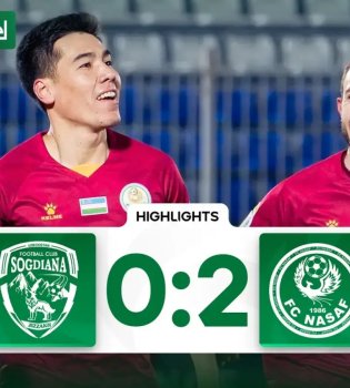 "Nasaf" "So'g'diyona"ni mag'lub etib, safardan uch ochko oldi