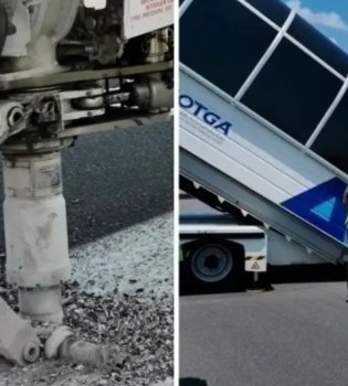 Air India aircraft makes a hard landing at Phuket Airport, Thailand