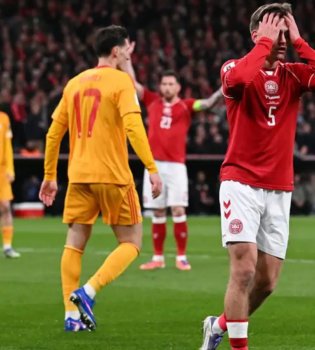 Daniya terma jamoasi Shimoliy Makedoniyanu mag'lub etdi