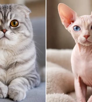 В Нидерландах запретили шотландских и сфинкс кошек