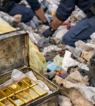 Italiyada erkak 120 ming yevrolik oltinni axlatga tashladi