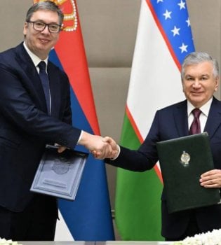 Mirziyoyev and Vucic expanded economic cooperation
