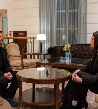 Zelenskiy and Tikhanovskaya met for the first time in Vilnius