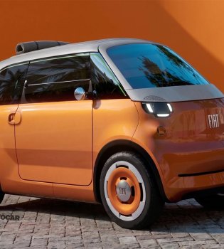 Компания Fiat представила новую модель ретро-электромобиля Multipla