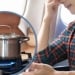 Для безопасности всегда выключайте газовую плиту