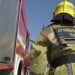 В Джамбай быстро потушили пожар автомобиля