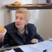 Letisiya Gallini celebrated at work at the age of 105