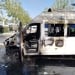 In Fergana, a "Gazel" minibus caught fire, there are no casualties