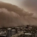 Strong sandstorm occurred at the Burning Man festival