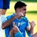 Zdelar training with Zenit after the injury
