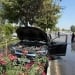 Car fire occurred in Fergana, driver burned
