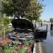 Car fire occurred in Fergana, driver burned