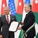 Mirziyoyev awarded the "An-Nahda" order by the King of Jordan