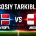 Jahon chempionati chorak finalida Norvegiya va Angliya to'qnashadi