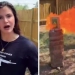 Valentina Gomes burned the Quran with a flamethrower