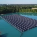 A floating solar power plant started operating in Germany
