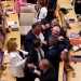 A brawl broke out among lawmakers in the Georgian parliament