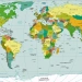 World countries' territories have been recalculated with inland waters