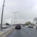 The pedestrian bridge was damaged by a car running over it