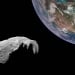 Oyga urilgan yirik asteroid tasvirlari tarqatildi