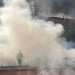 Fire occurred in a warehouse in the Moscow region