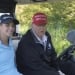 Donald Tramp nabirasi bilan golfda samimiy suhbat qildi