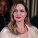 Angelina Jolie in a new film with bright blonde hair