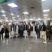 Afghan businessmen at a business meeting in Tashkent