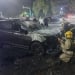 A car fire was extinguished in Mirzo Ulughbek