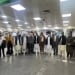 Afghan businessmen at a business meeting in Tashkent