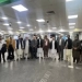 Afghan businessmen at a business meeting in Tashkent