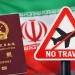 Travel to Iran was not recommended for Chinese citizens