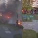 Kiyevda raketa qulagan joydan o'tgan erkak omon qoldi